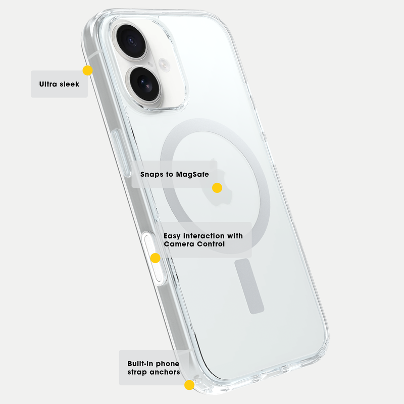 product image 5 - iPhone 16 Case Symmetry Series Clear with Camera Control
