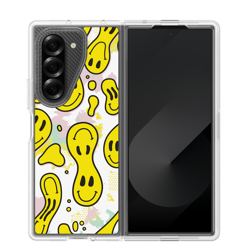 product image 1 - Galaxy Z Fold6 Case Thin Flex Series Smiley Drip