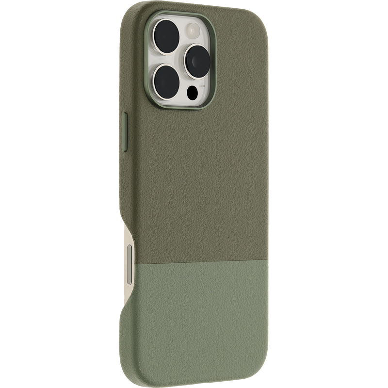 product image 3 - iPhone 16 Pro Max Case Statement Series Cactus Leather for MagSafe
