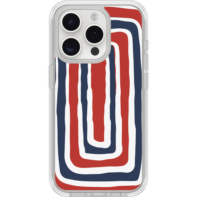 product image 1 - iPhone 15 Pro Case Symmetry Series Clear for MagSafe Summer Abroad