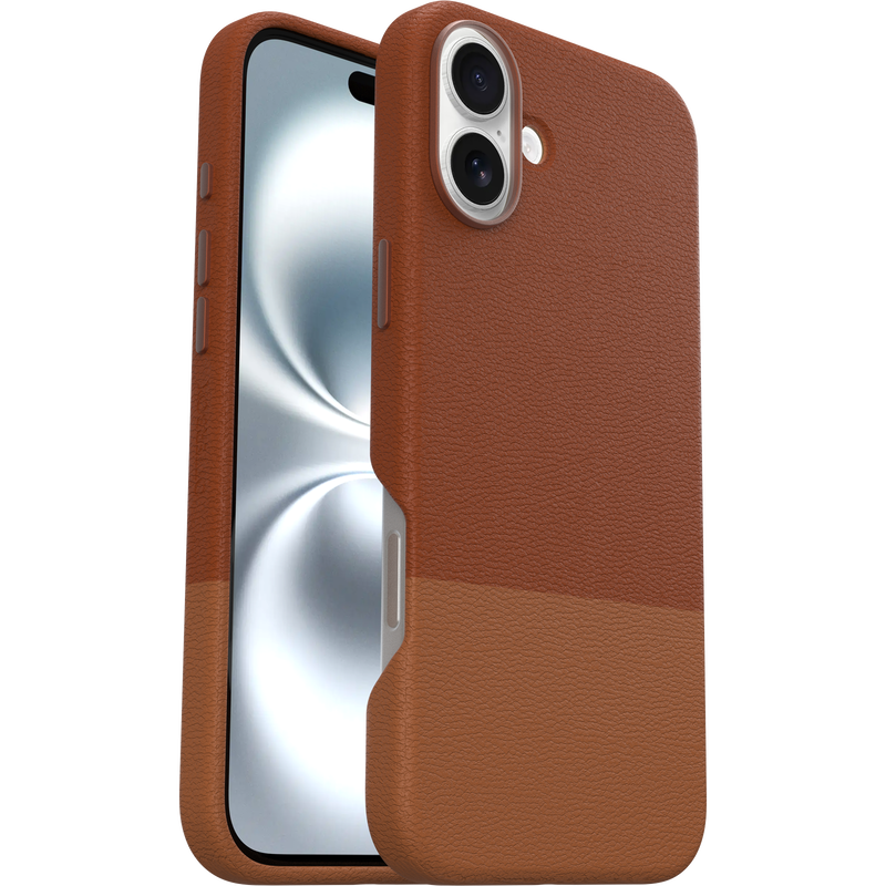 product image 1 - iPhone 16 Plus Case Statement Series Cactus Leather for MagSafe