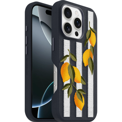 iPhone 16 Pro Symmetry Series Cactus Leather Embroidery Case