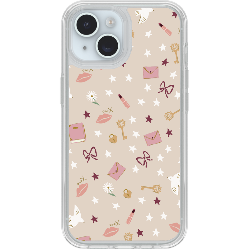 product image 1 - iPhone 17e, iPhone 16e, iPhone 15 and iPhone 14 Case Symmetry Series Unbreakable Love Collection