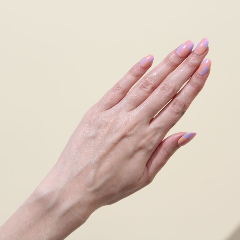 product image 1 - OtterBox x Chillhouse Peach and Purple Ombre Nail Set Sorbet for Breakfast