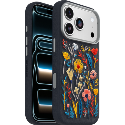 iPhone 17 Pro Symmetry Series Cactus Leather Embroidery Case