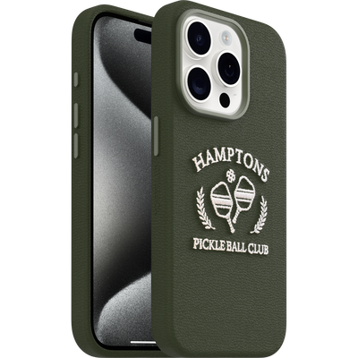 iPhone 15 Pro Symmetry Series Cactus Leather Embroidery Case