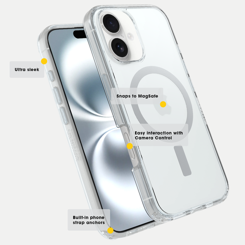 product image 2 - iPhone 16 Pro Max Case Symmetry Series Clear for MagSafe Gabrielle Neil Collection