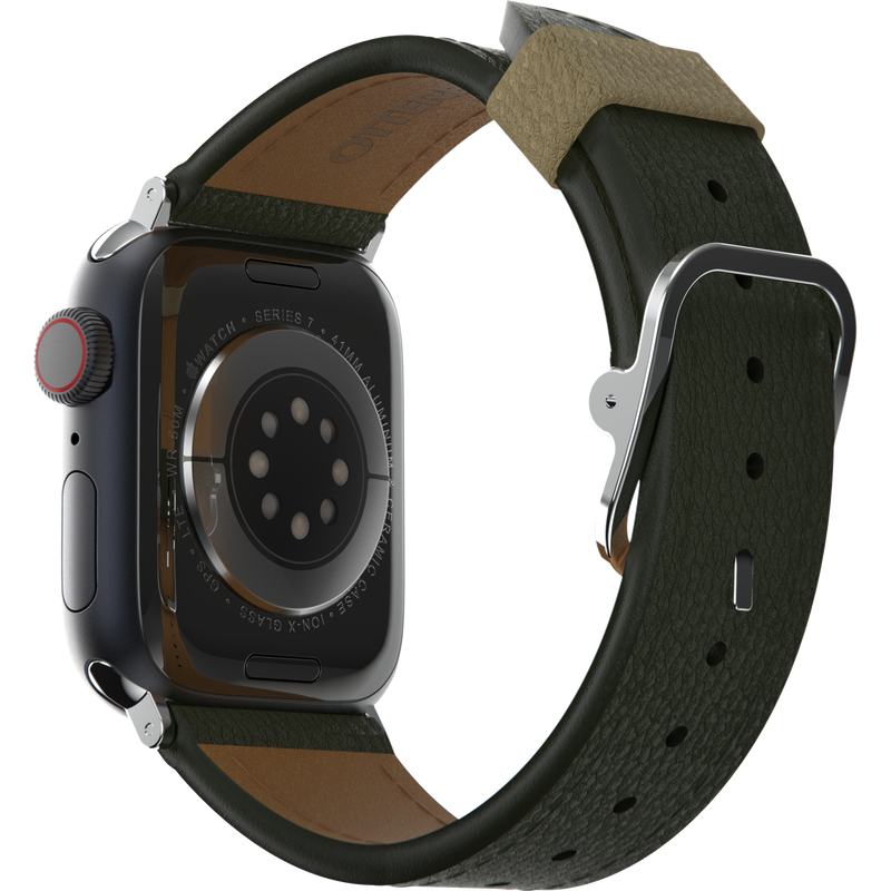 product image 1 - Apple Watch 44/45/46mm Band Symmetry Series Cactus Leather