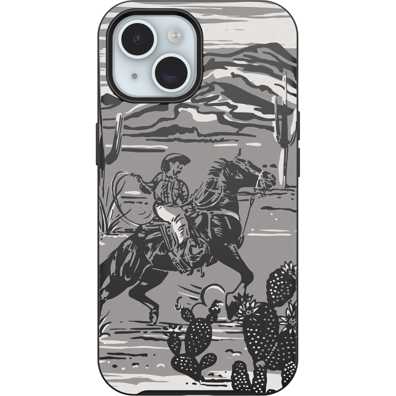 product image 1 - iPhone 17e, iPhone 16e, iPhone 15 and iPhone 14 Case Symmetry Series for MagSafe Western Noir Collection