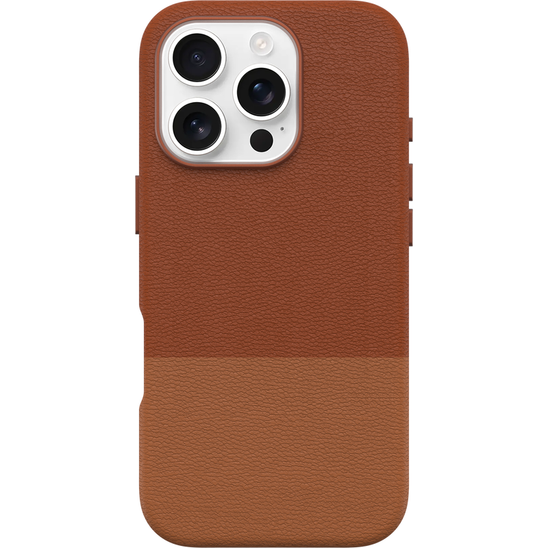 product image 2 - iPhone 16 Pro Case Statement Series Cactus Leather for MagSafe