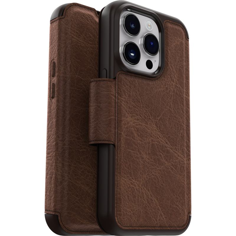 product image 1 - iPhone 14 Pro Leather Folio Strada Series