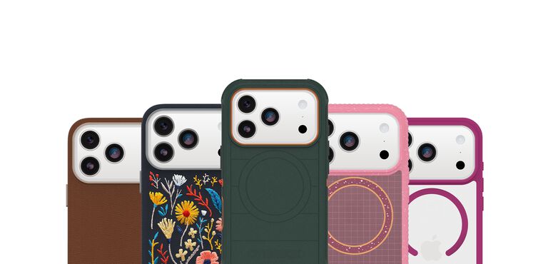 Colorful OtterBox phone cases for iPhone 17