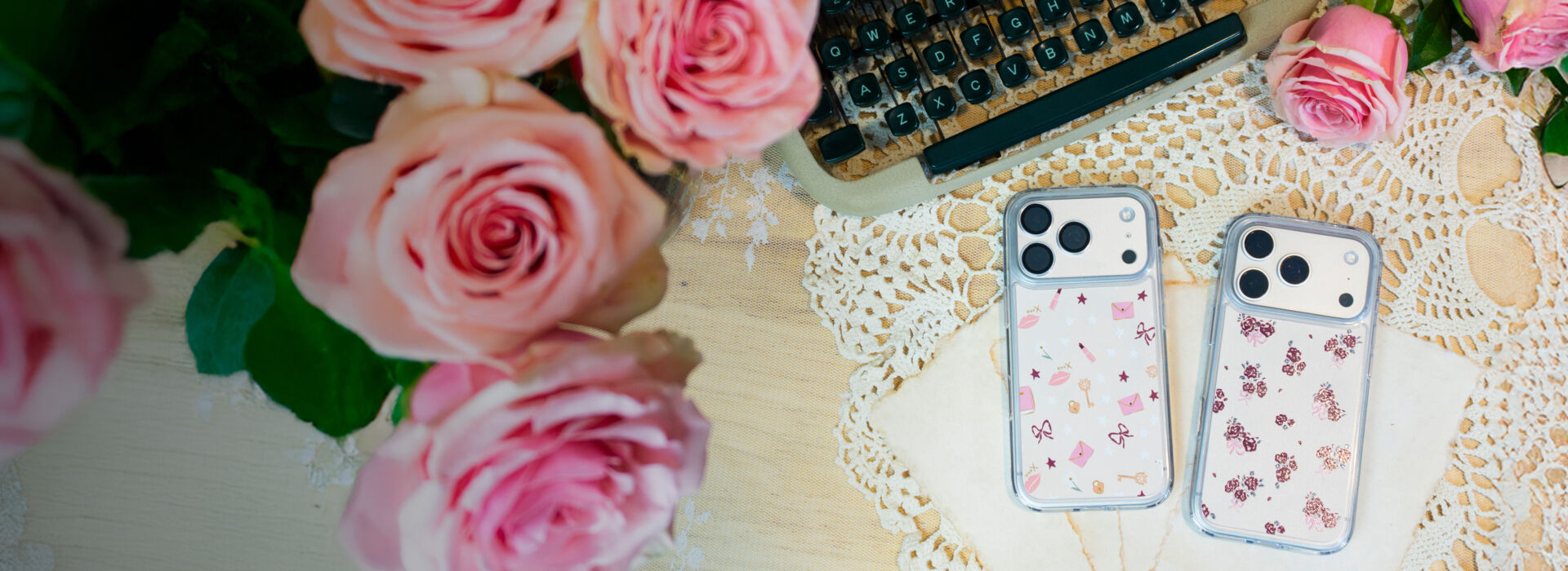 pretty OtterBox polka dot and valentines phone cases for iphone 17